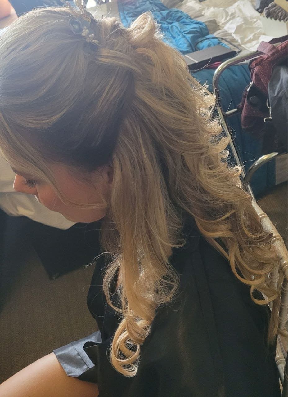 bridal hair updo