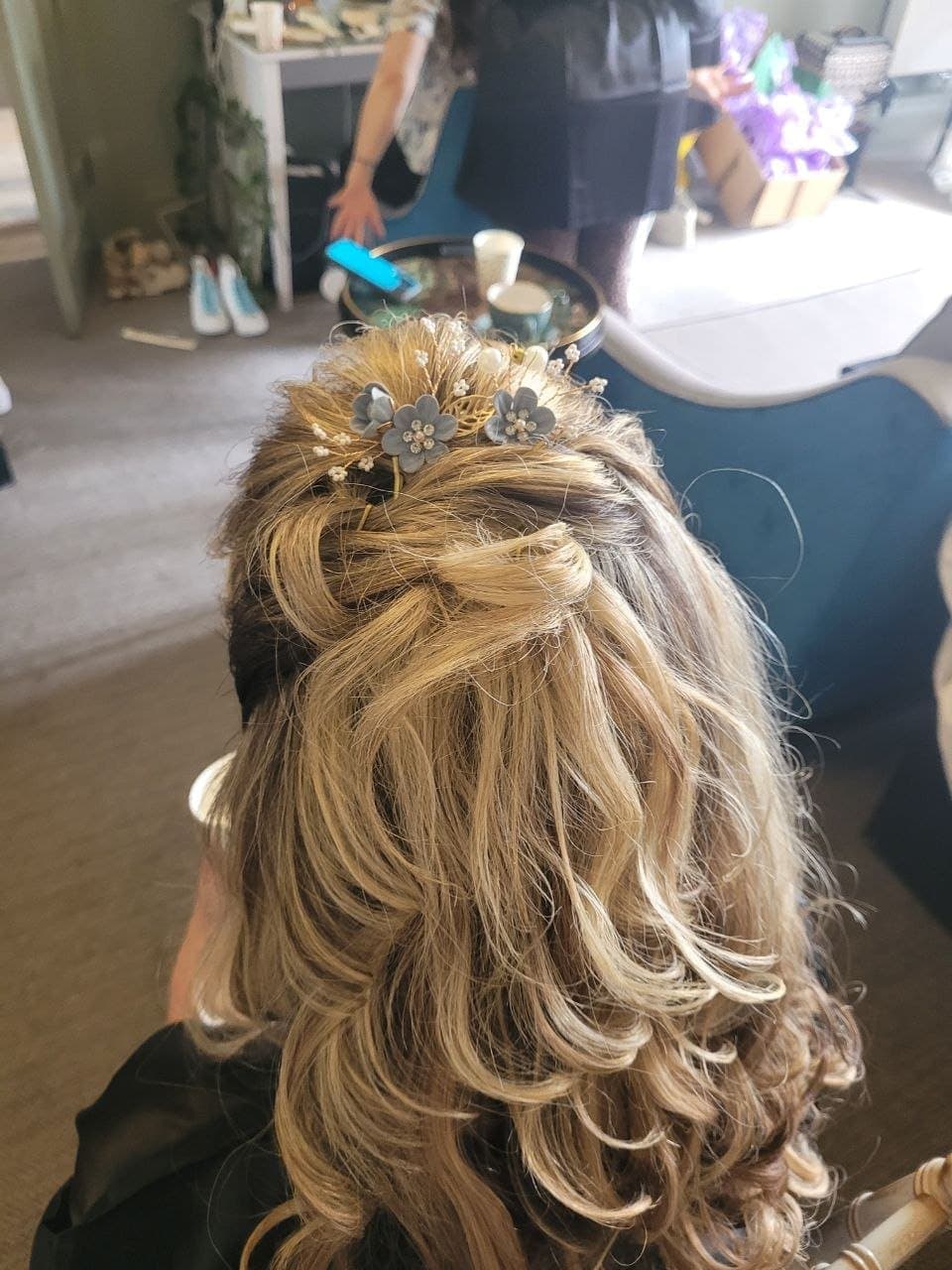 elegant bridal hairstyle