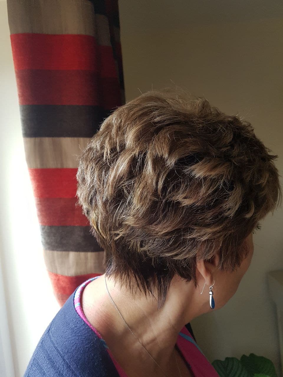 short dark blonde hair