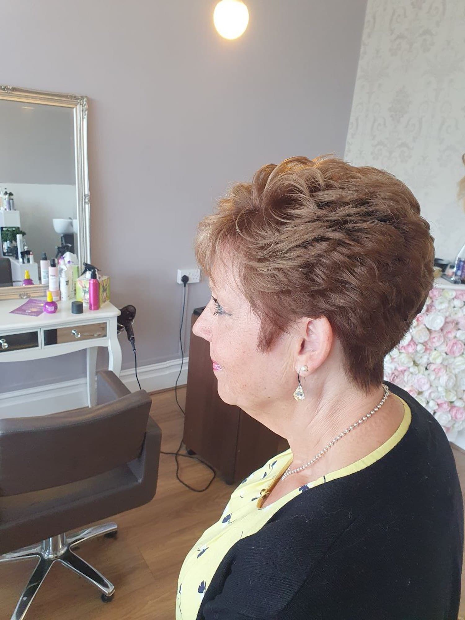 hair styled by Paula Lorraine