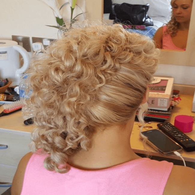 bridal hair updo